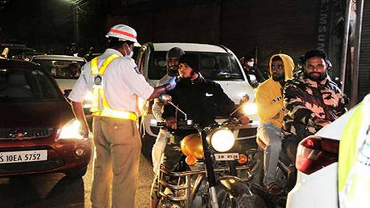 Sarkar's blow... 212 people arrested in drunk and driving case...!